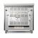 Alt View 4. Koolmore - 36 Inch Professional Dual Fuel range Stainless Steel with Legs - Stainless Steel.