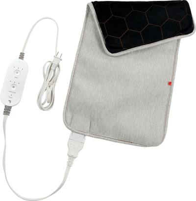 Calming Heat Charcoal + Copper Infused Weighted Heating Pad Gray CWT67003 - Best Buy Calming Heat Charcoal + Copper Infused Weighted Heating Pad Gray CWT67003 - Best Buy