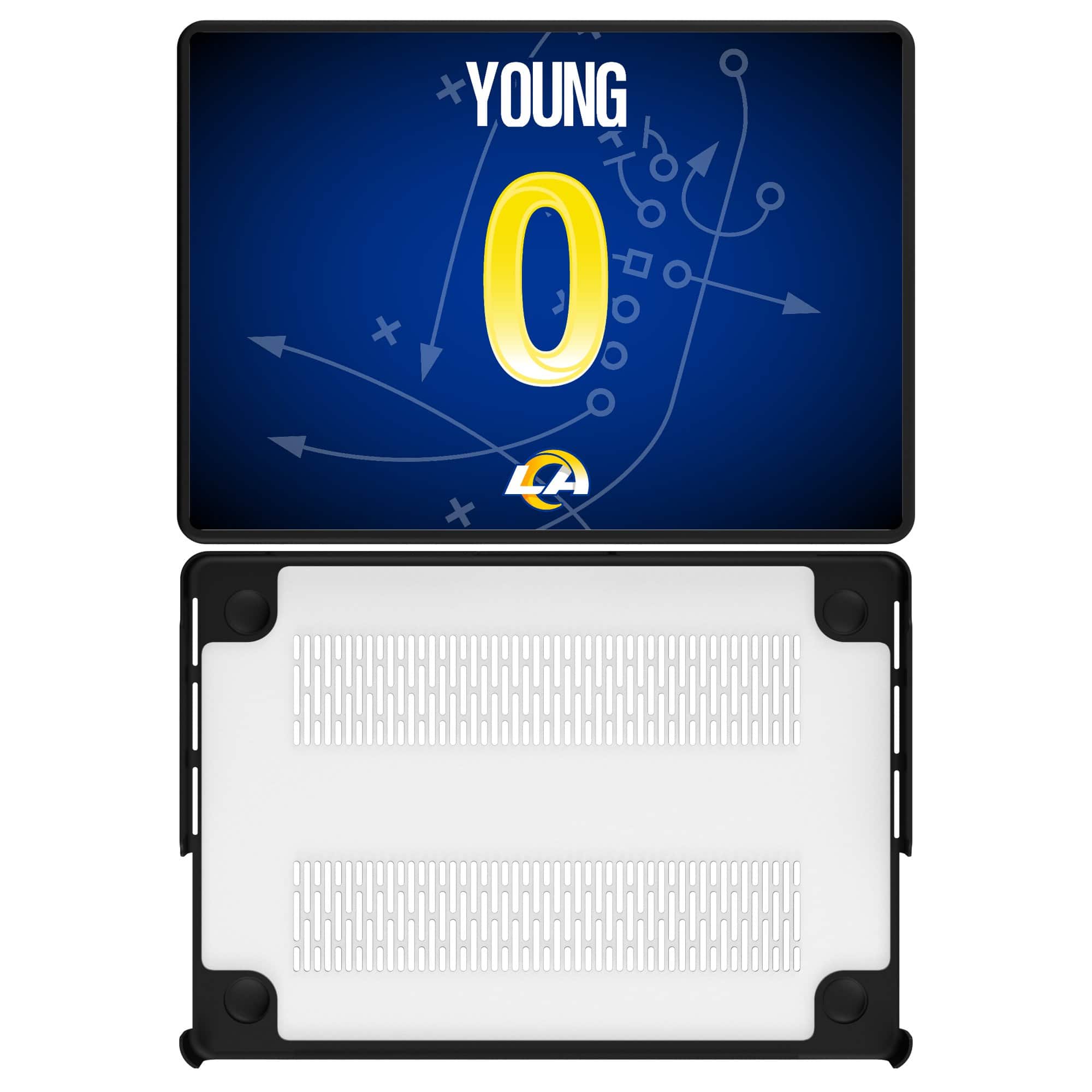 Keyscaper - Byron Young Los Angeles Rams MacBook Case - Pro 13 in - Multicolor