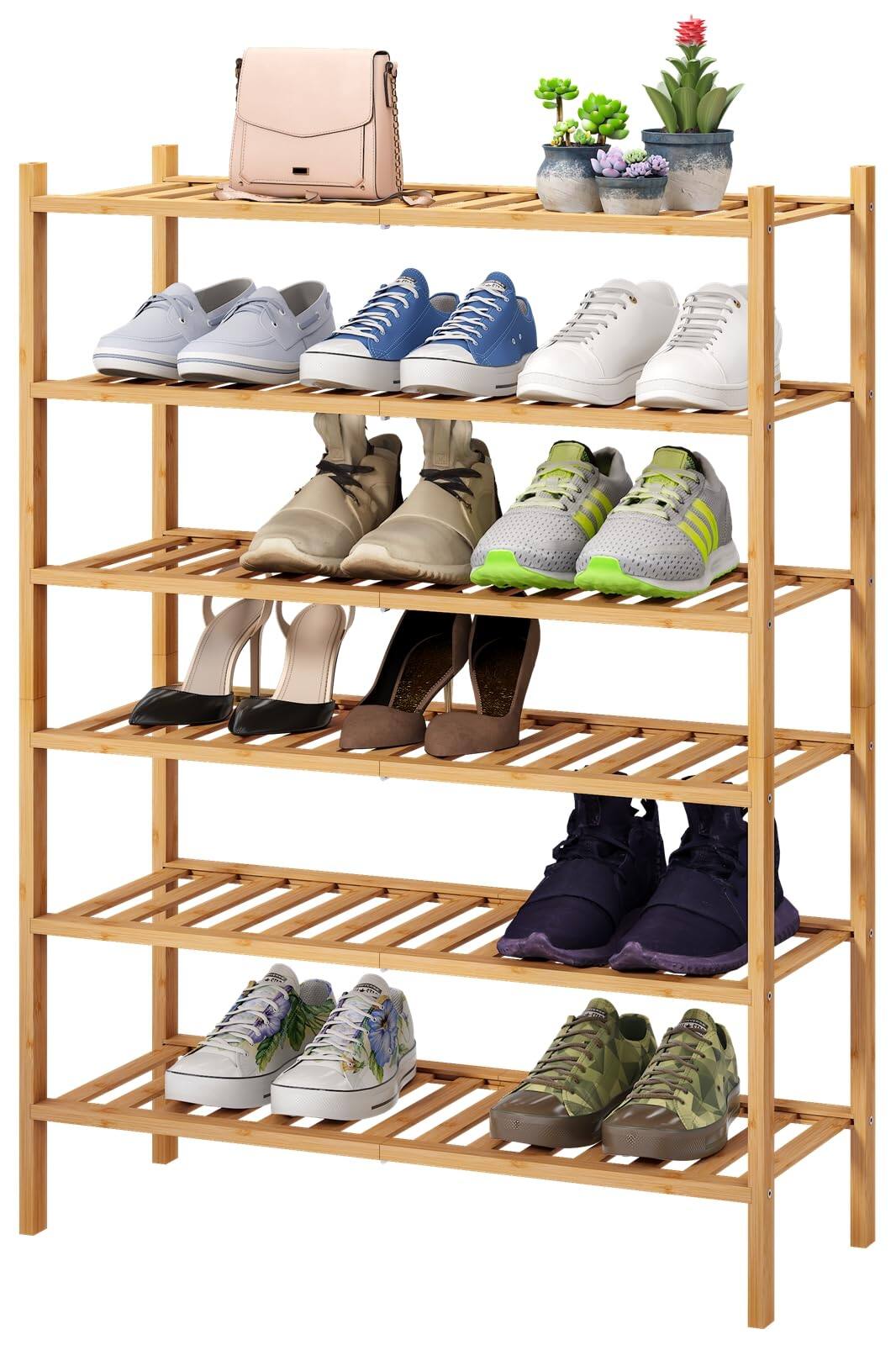 Natural Bamboo 6-Tier