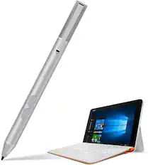 Front. Core Tech - Active MPP Stylus Pen with Palm Rejection and 1024 Pressure Levels - Silver.