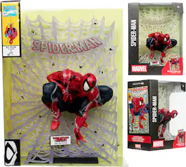 McFarlane Toys - Marvel Spider-Man 1:6th Scale 11.1" Collectible with Scene (Spider-Man #1)