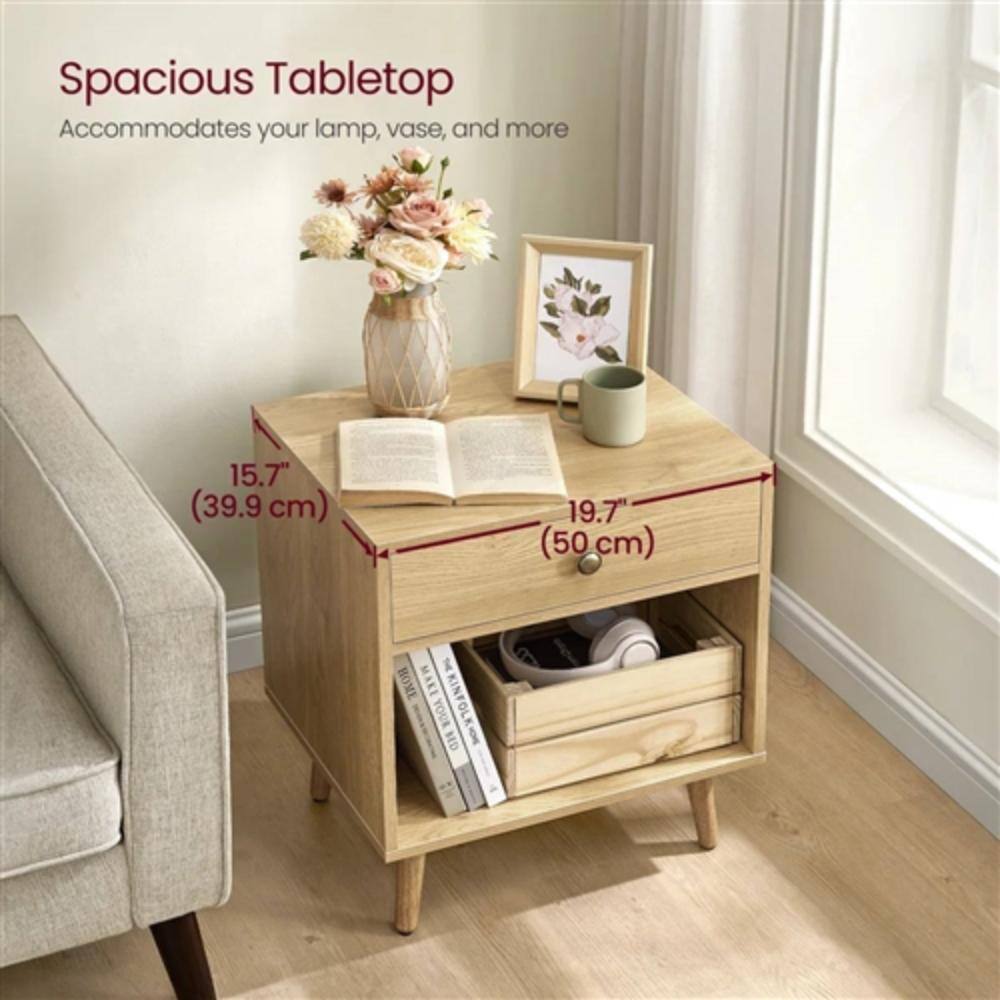 Spacious Tablettop  
Accommodates your lamp, vase, and more  

15.7" (39.9 cm)  
19.7" (50 cm)