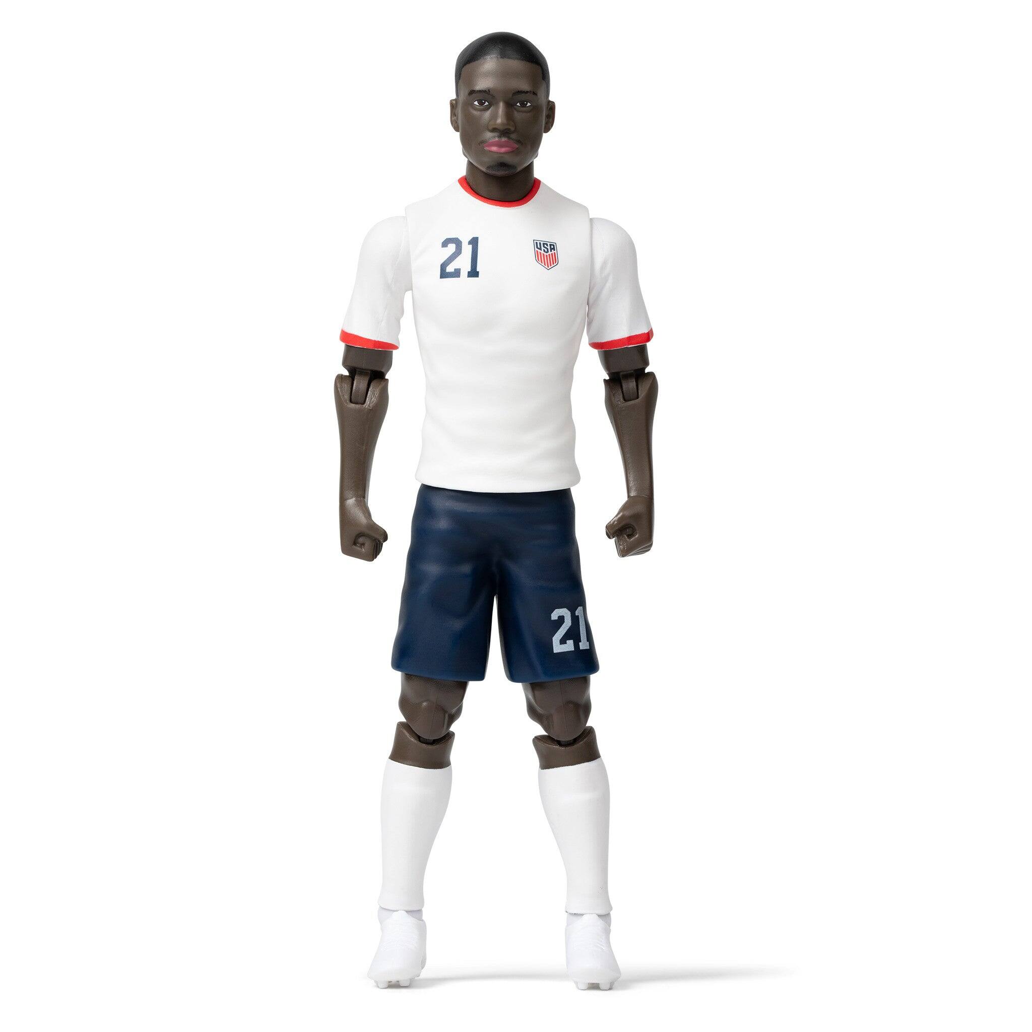 Alt View 1. Banbo Toys - Banbo Toys SOCKERS USMNT Tim Weah 8" Collectible Soccer Action Figure.