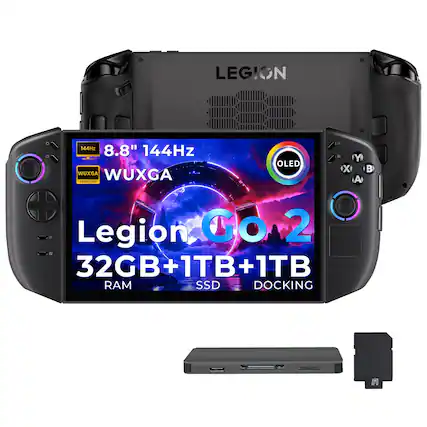 LEGION
144Hz 8.8" 144Hz WUXGA 1920x1200
OLED
Legion Go 2 32GB+1TB+1TB SSD DOCKING