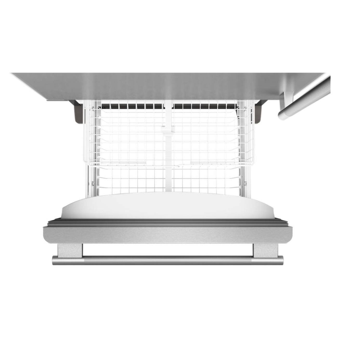 Alt View 9. KitchenAid - 19 Cu. Ft. 30-Inch Standard-Depth Bottom Mount Refrigerator with Left Door Swing - PrintShield Stainless.