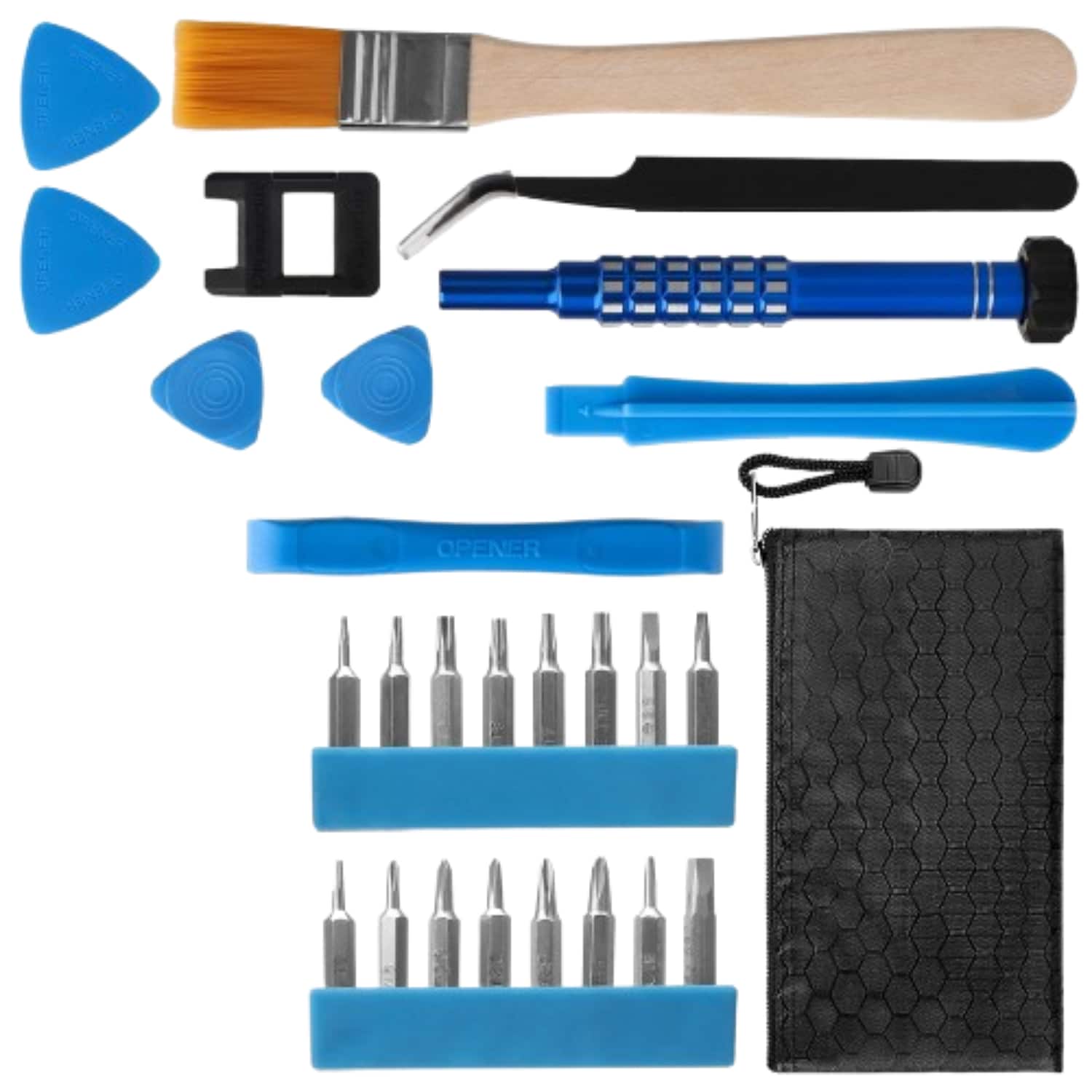 Home Collection - 27 In 1 Console Repair Screwdriver And Cleaning Kit For Xbox PlayStation Nintendo - Multi-Color