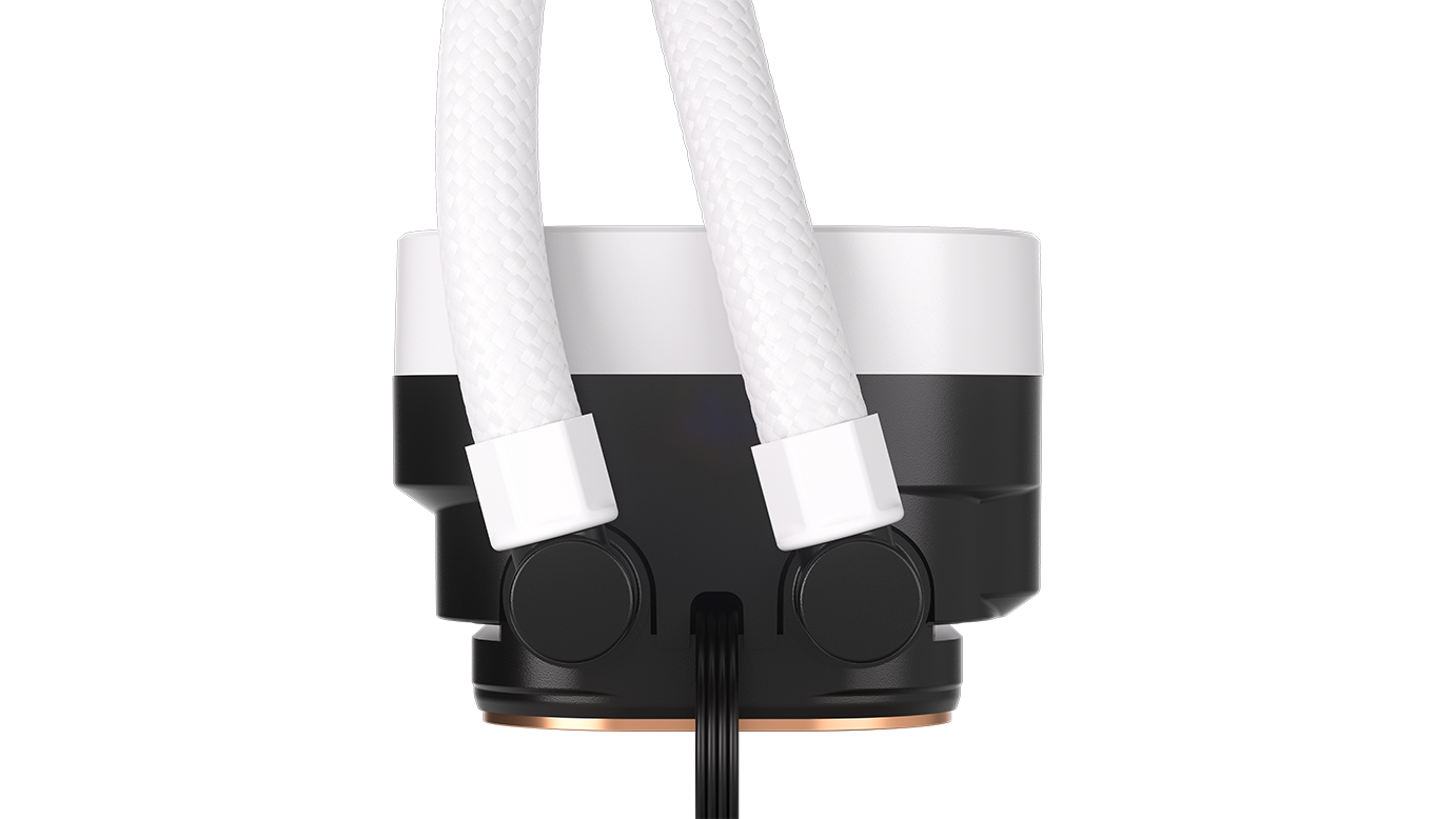 Alt View 20. CORSAIR - NAUTILUS 240 LCD - White.