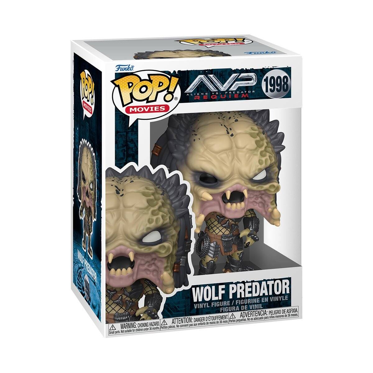 Pop C Funko W POP! AVP VS PREDATOR 1998 ALIENS REQUIEM MNS MOVIES WOLF PREDATOR VINYLE FIGURINE EN FIGURE / VINYL FIGURA DE VINIL PELIGRO DE ASFIXIA D'TOUFFEMENT A ADVERTENCIA: DANGER ATTENTION: WARNING: CHOKING HAZARD - Small parts. Not for children under 3 years.