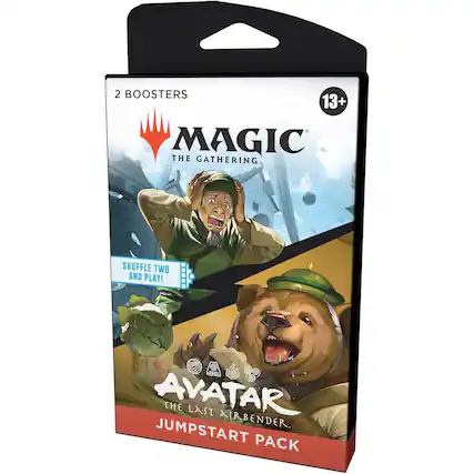 2 Boosters 13+ Magic The Gathering Shuffle Two And Play! Avatar The Last Airbender Jumpstart Pack