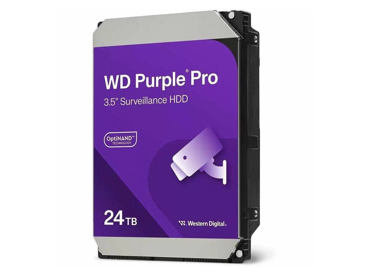 WD Purple Pro 3.5" Surveillance HDD  
THE OptiNAND TECHNOLOGY  
24TB  
W Western Digital