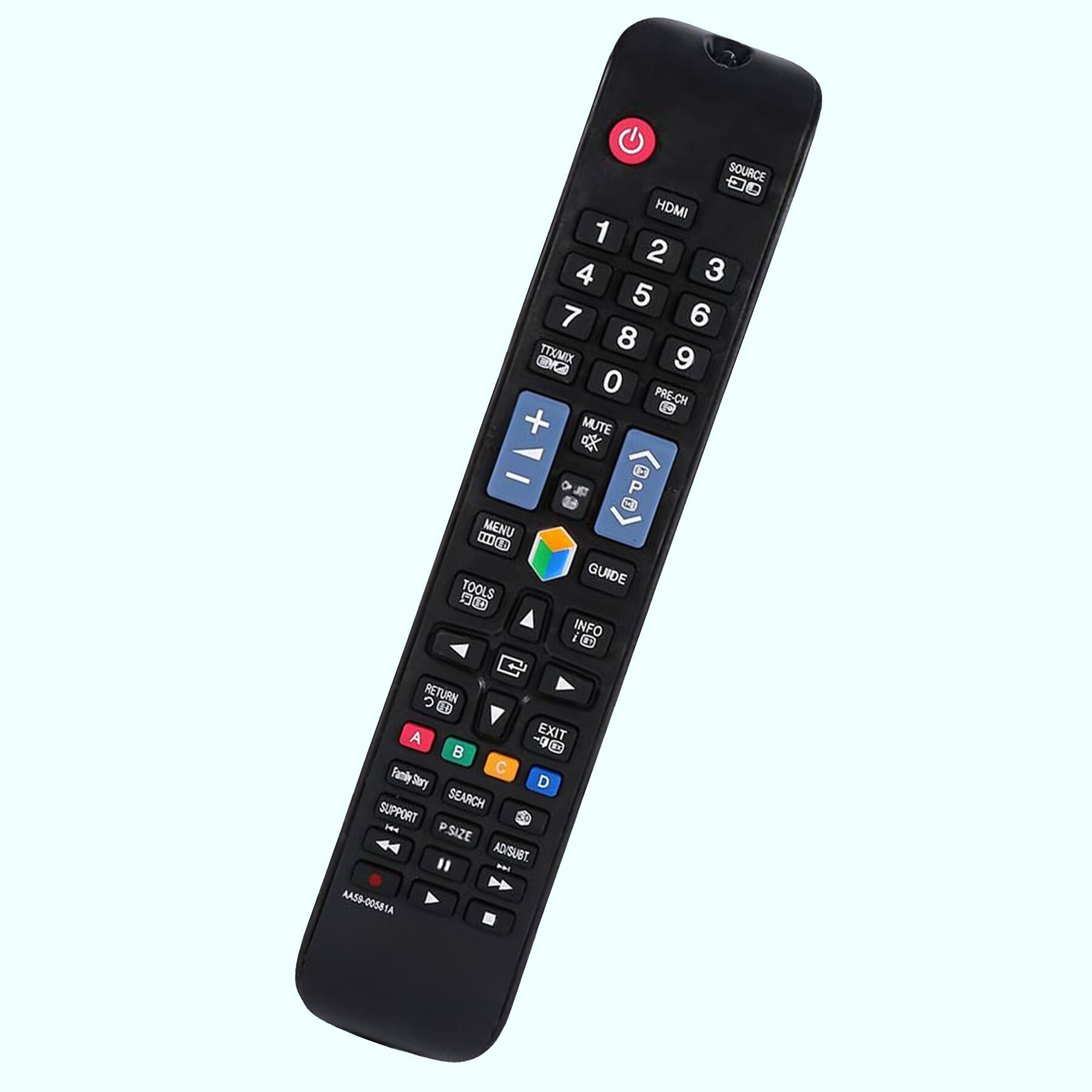 SOURCE 00 HDMI 1 2 4 3 5 7 6 8 TIX/IX 9 -G 0 PRE-CH CN + MUTE o 9 P MENU WE GUIDE TOOLS ENC I INFO i0 RETURN @ A EXIT -965 C Family Star SEARCH SUPPORT Pe P.SIZE ADV SUBT " AA59-00561A