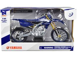 Yamaha YZ-450F Motorcycle 1/12 Diecast Model by New Ray - Blue