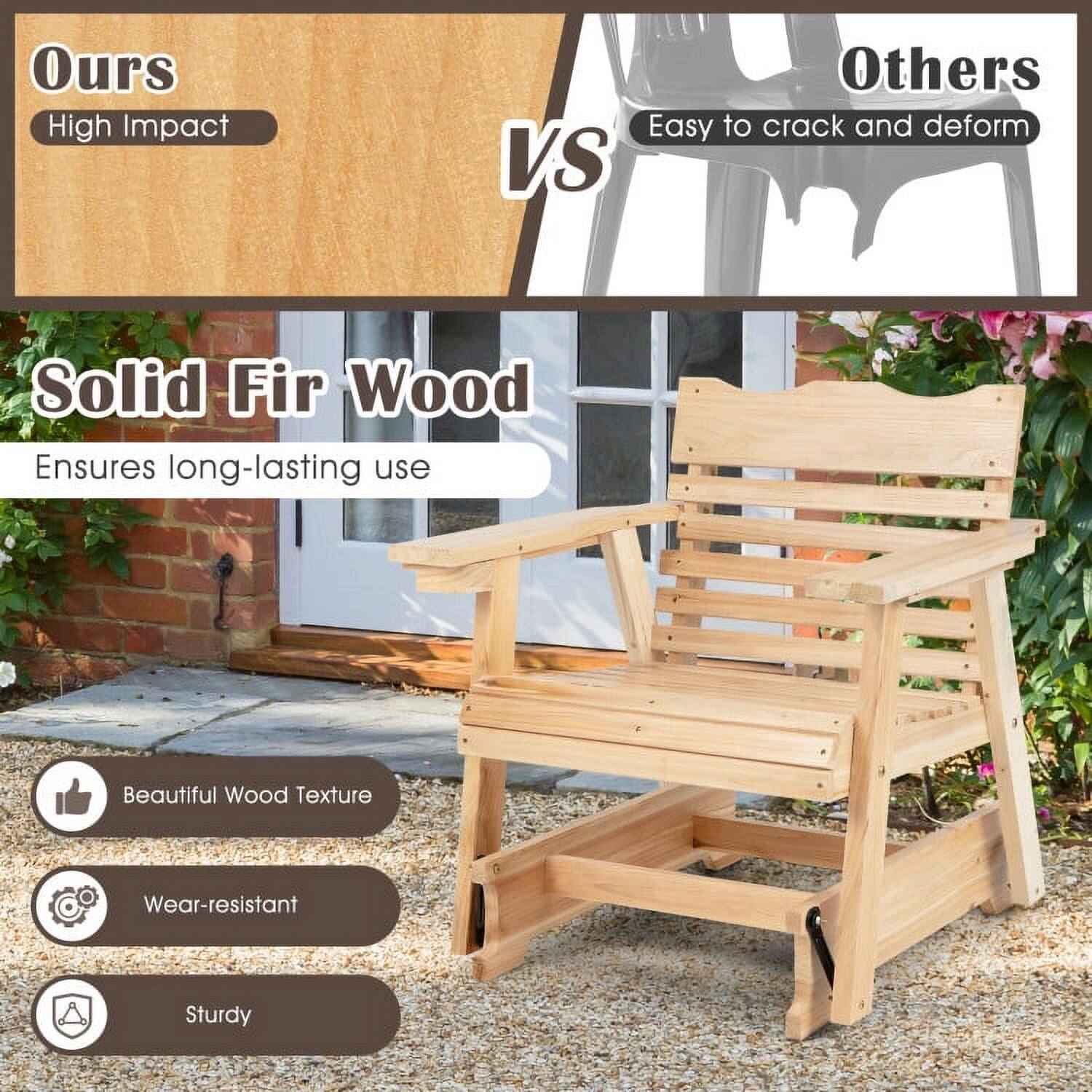 Ours  
High Impact

Others  
Easy to crack and deform

Solid Fir Wood  
Ensures long-lasting use

Beautiful Wood Texture  
Wear-resistant  
Sturdy