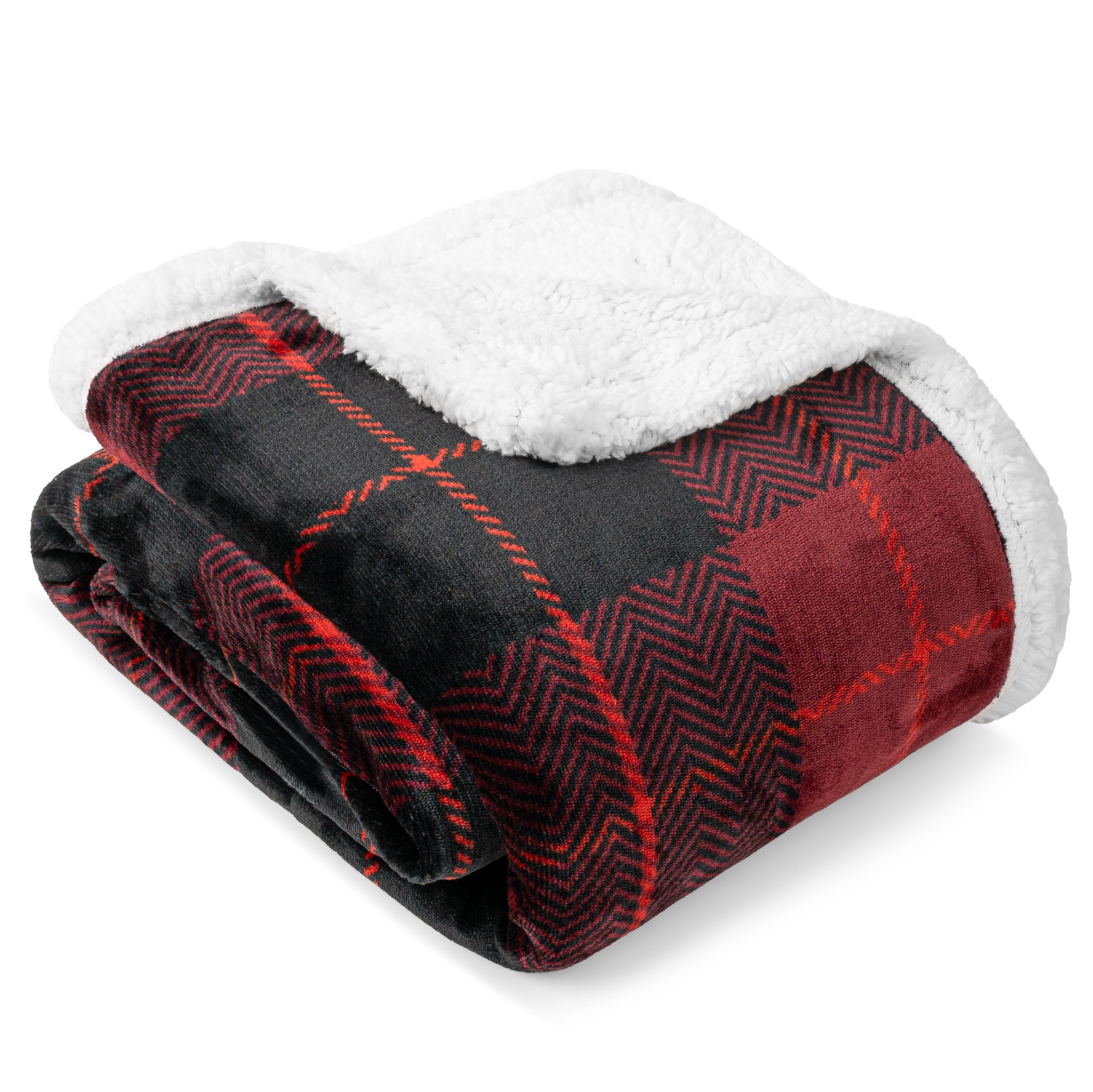 Plaid Red 60 x 80 Inches