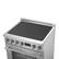Alt View 5. Forno Appliances - 30 in. Wide 0 Elements Torino 4.32 Cu. Ft. Freestanding Induction True Convection Range - Silver.