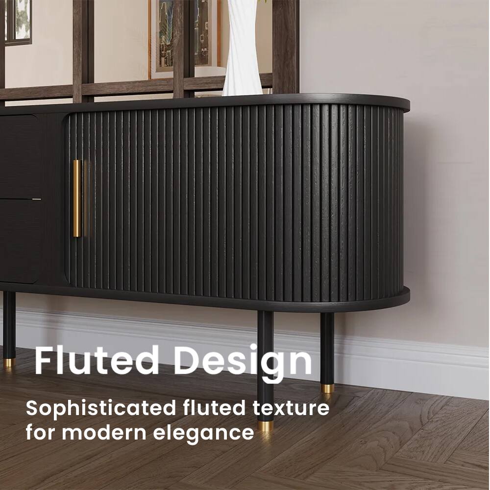 Fluted Design  
Sophisticated fluted texture for modern elegance