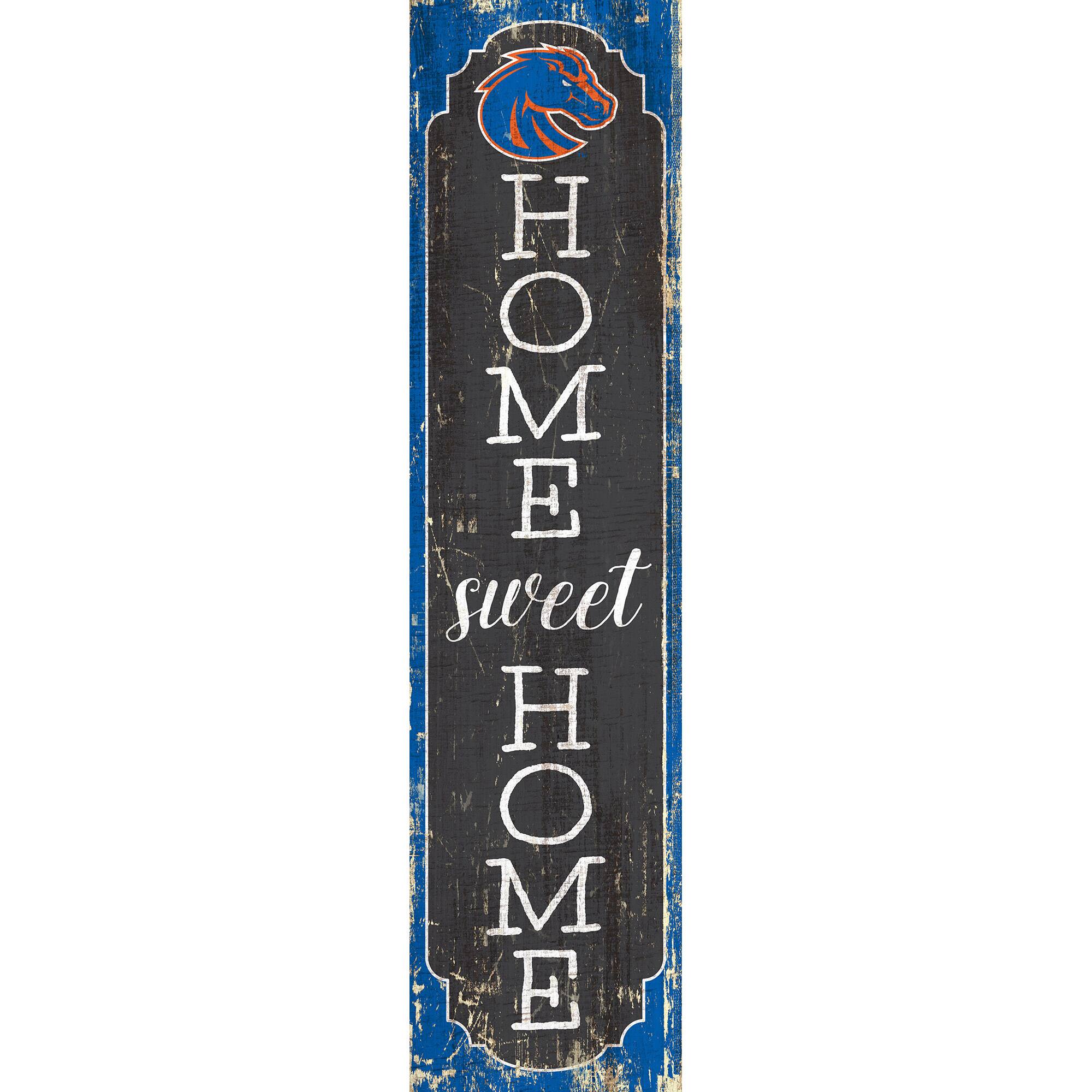 Boise State Broncos 24" Home Sweet Home Leaner Sign