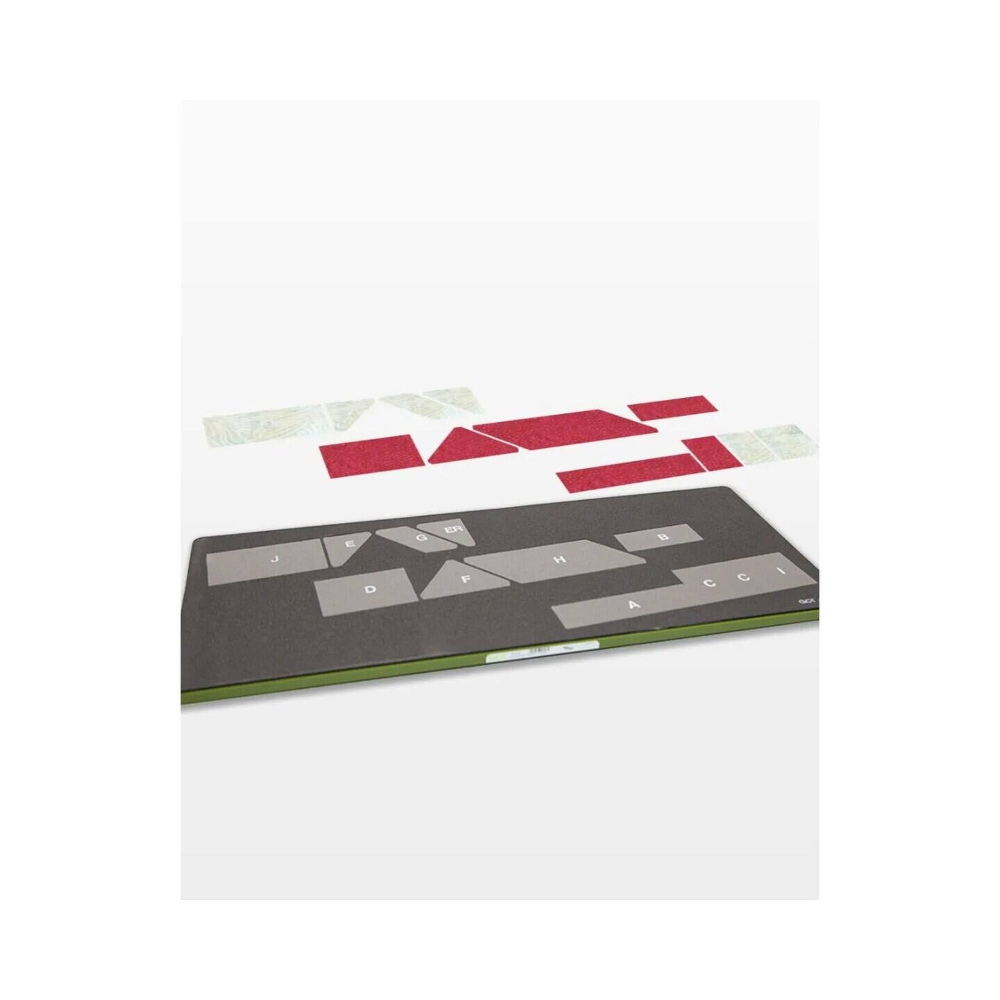 Back. AccuQuilt - GO! Schoolhouse-Pieced-9 Finished Die - Multicolor.