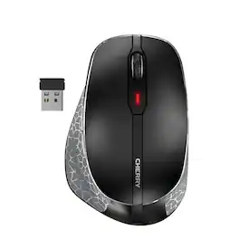 CHERRY - MW 8C Ergo Wireless Optical Mouse - Black