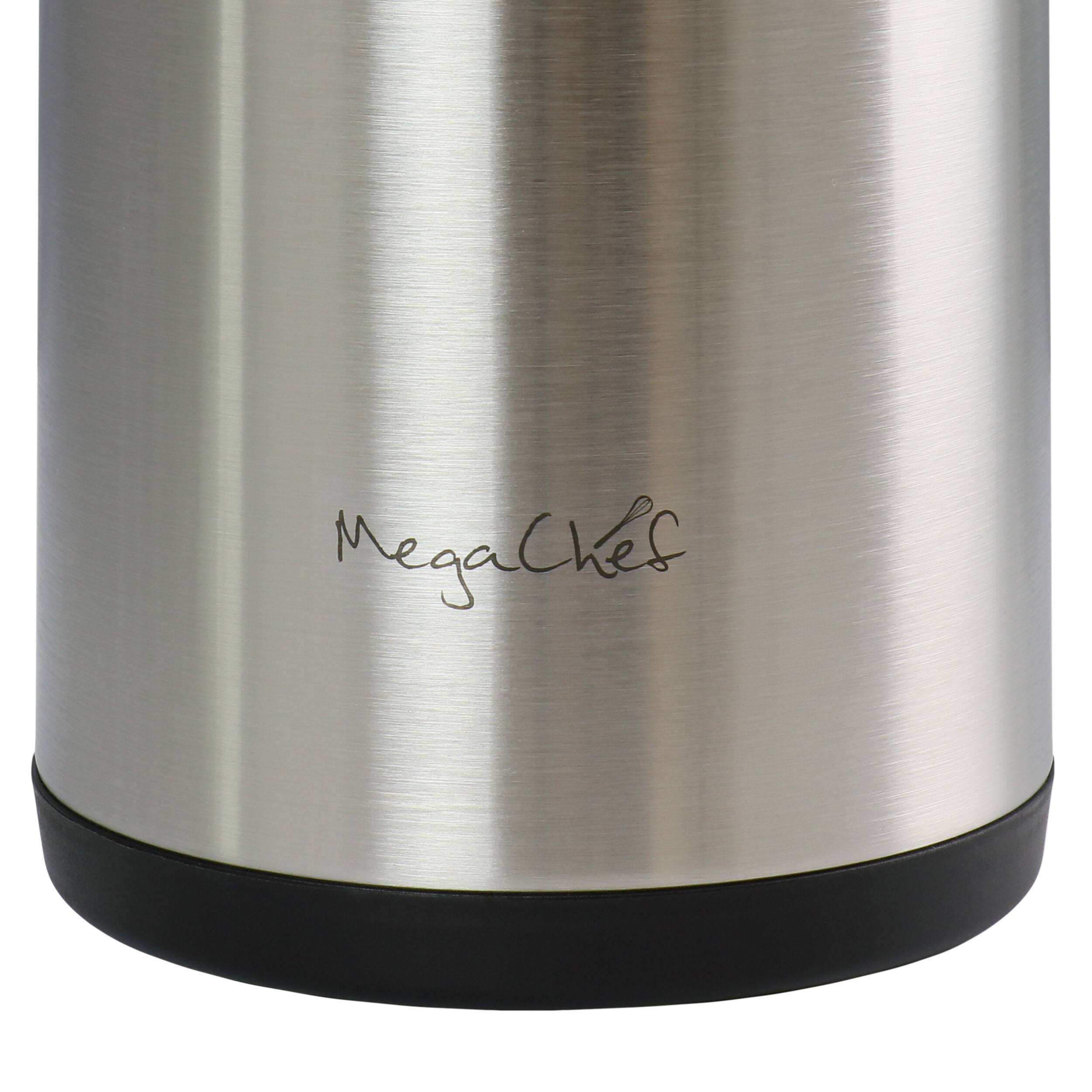 Alt View 6. MegaChef - MegaChef 3.17 Quart Stainless Steel Vacuum Body Pump Cap Air Pot - Silver.