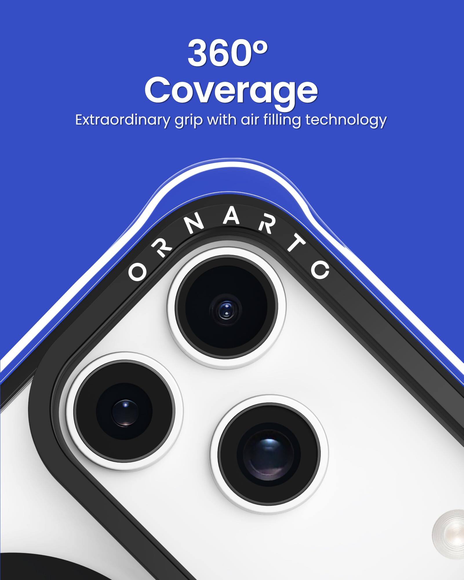 360° Coverage  
Extraordinary grip with air filling technology