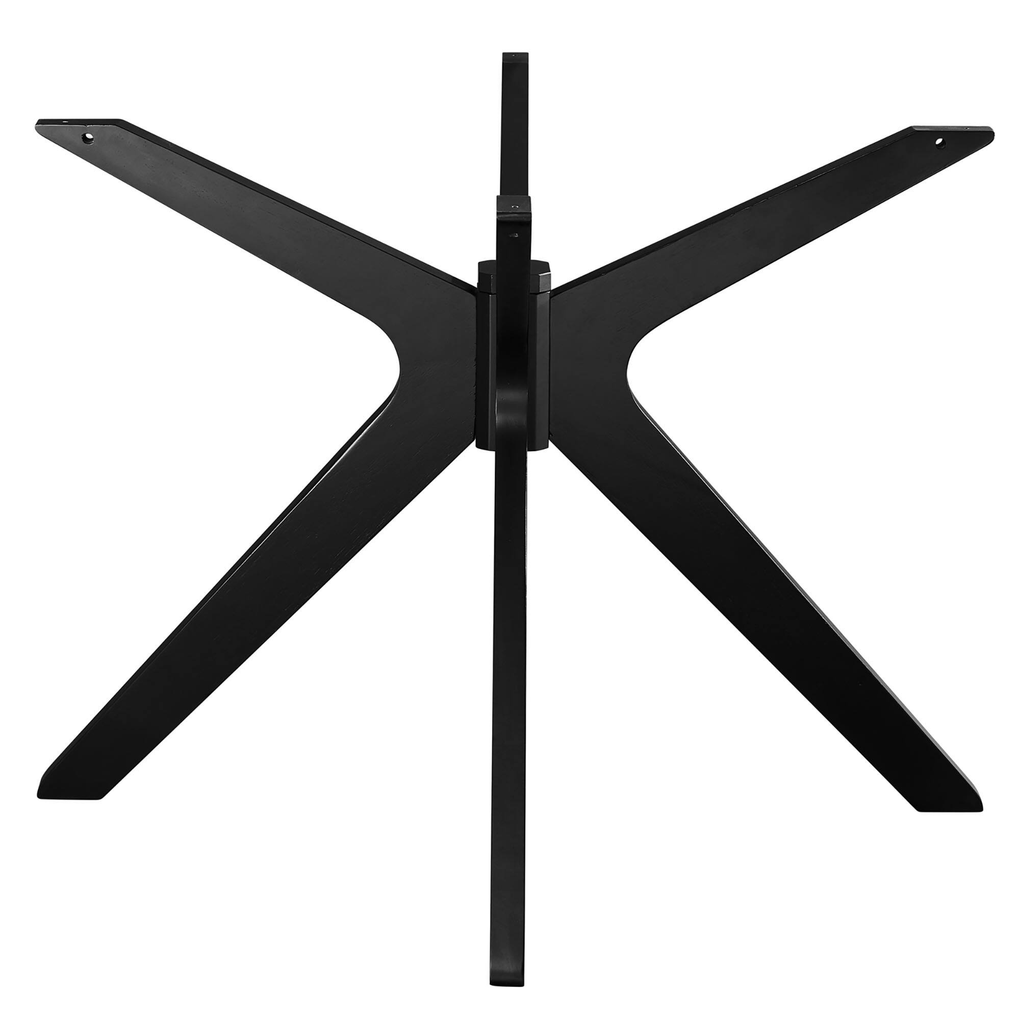 Alt View 2. Modway - Traverse 47" Dining Table by Modway - Black Black.