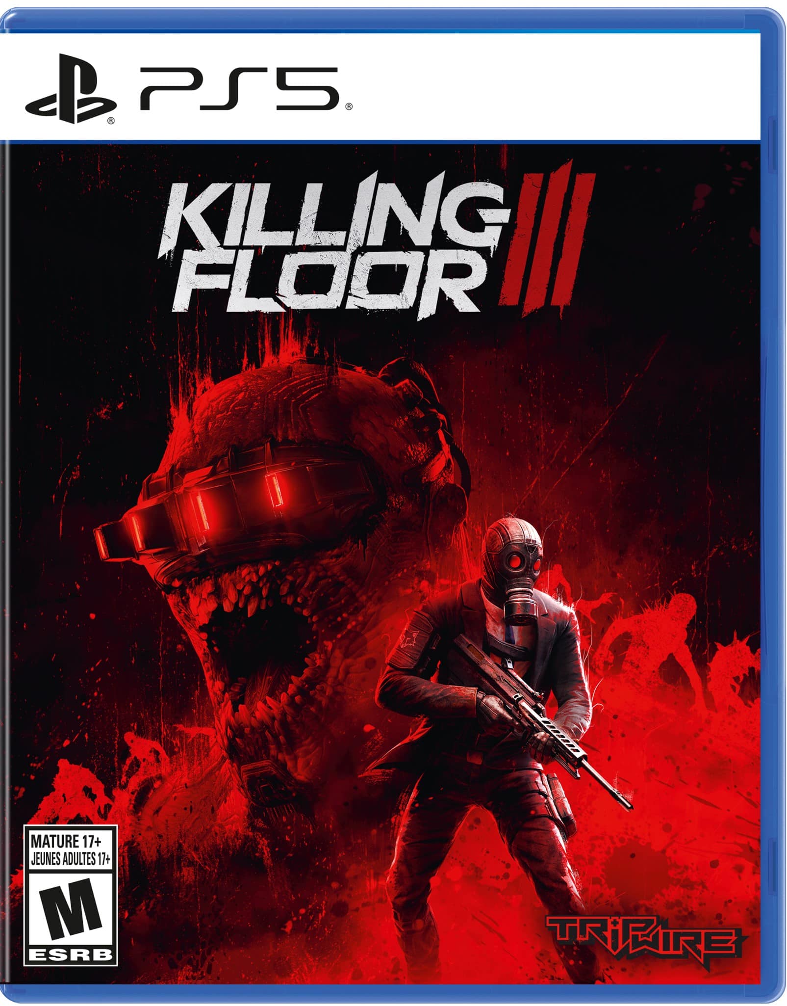 PS5. KILLING FLOOR 3. MATURE 17+ JEUNES ADULTES 17+ M ESRB TRIKIRE