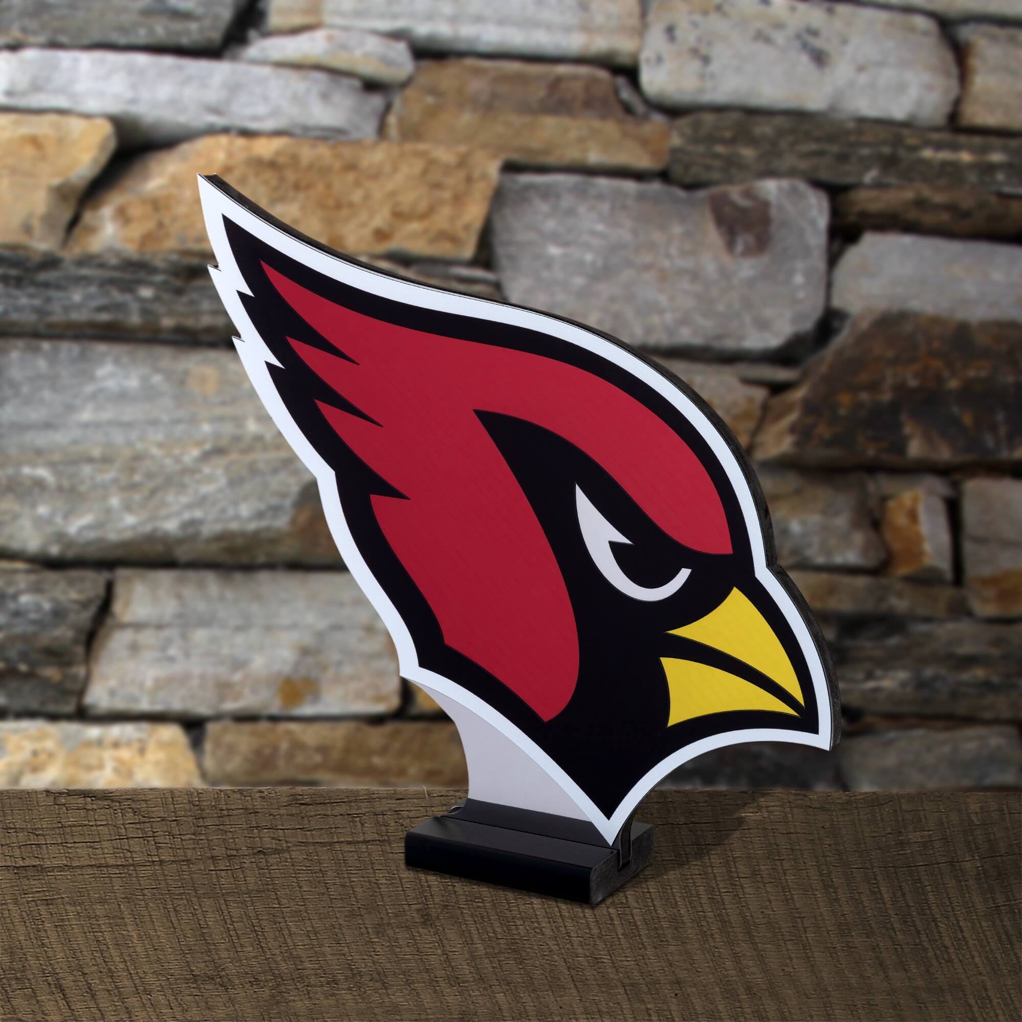 Alt View 3. Sporticulture - Arizona Cardinals LED Infinity Logo Light - Red.
