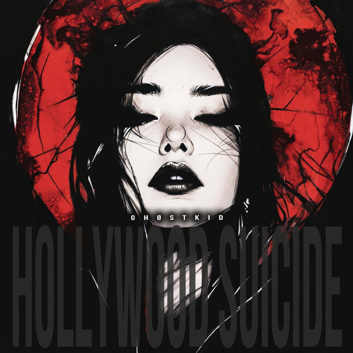 Front. Ghostkid - Hollywood Suicide   - VINYL LP .