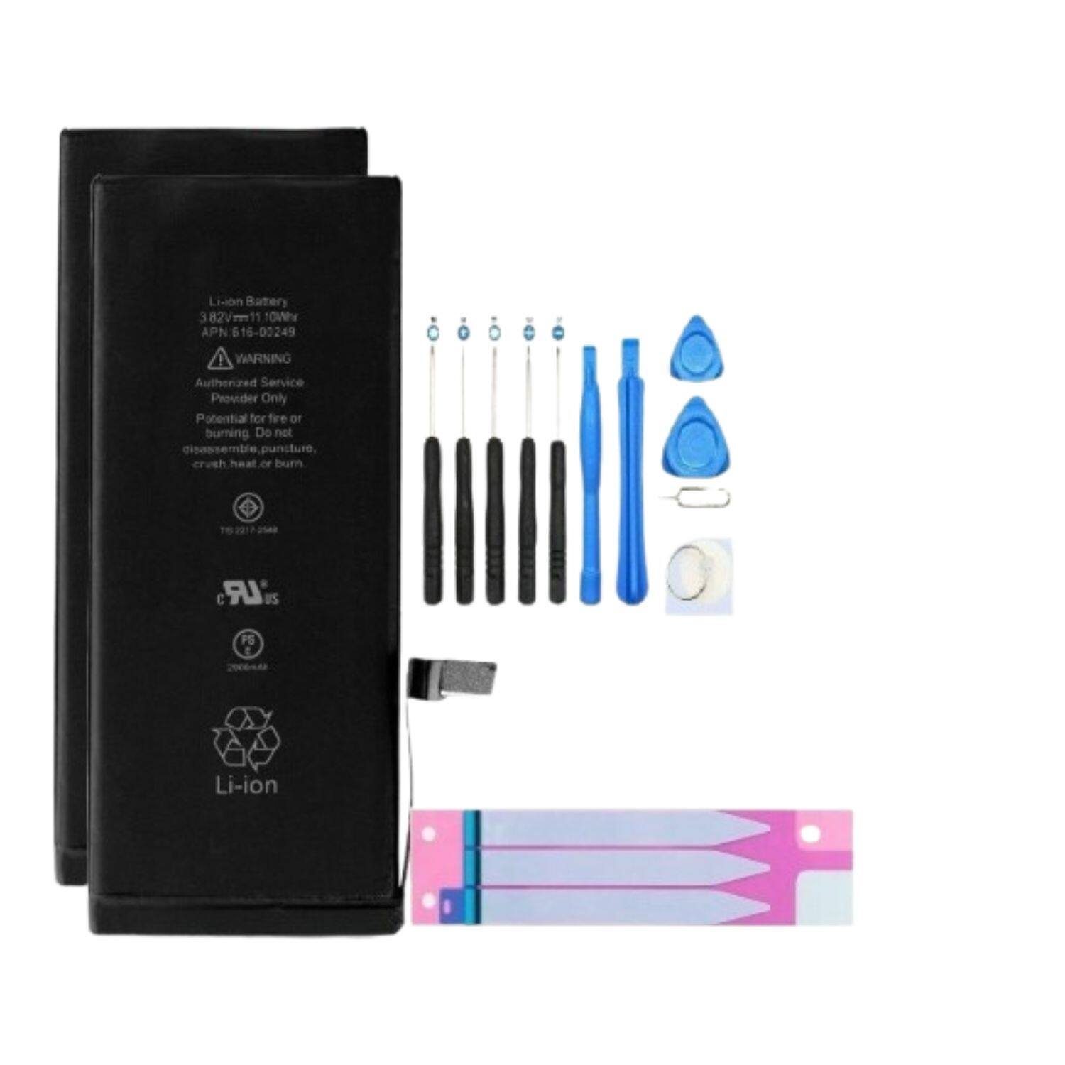 Li-ion Battery  
3.82V 11.1Wh  
APN 616-00249  

WARNING  
Authorized Service Provider Only  
Potential for fire or burning. Do not disassemble, puncture, crush, or burn.  

Li-ion  

CE  
FCC  

Li-ion