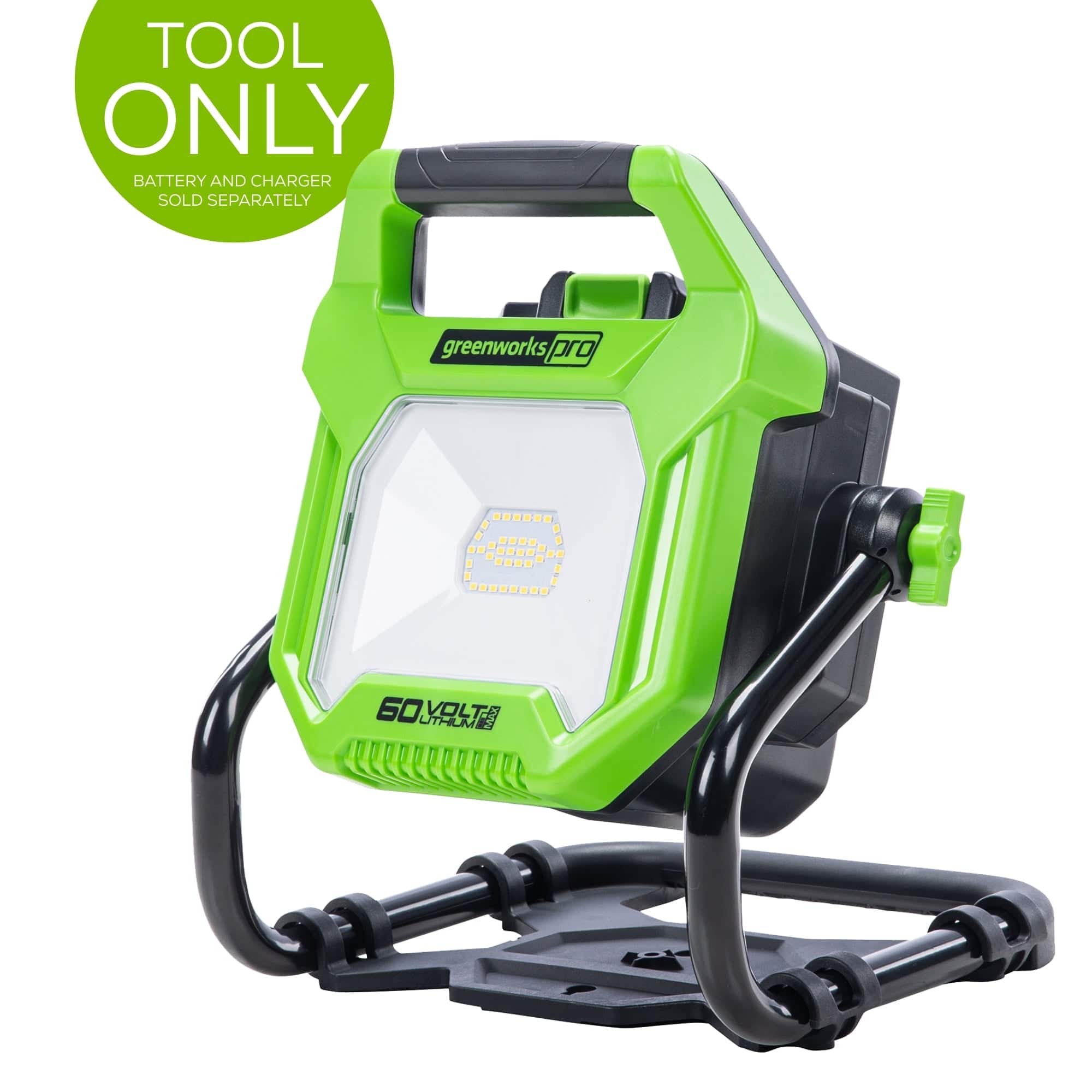 Photos - Flashlight Greenworks 60V AC/DC 2,000 Lumen LED Work Light - Green 3502002T (Tool Only, Battery and Charger Not Included)
