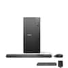 Front. Dell - Dell Tower Desktop,Intel Core Ultra 5 225,16GB DDR5,512GB SSD+160GB Dock Set,WiFi 6,Keyboard & Mouse,Win 11,Black - Black.