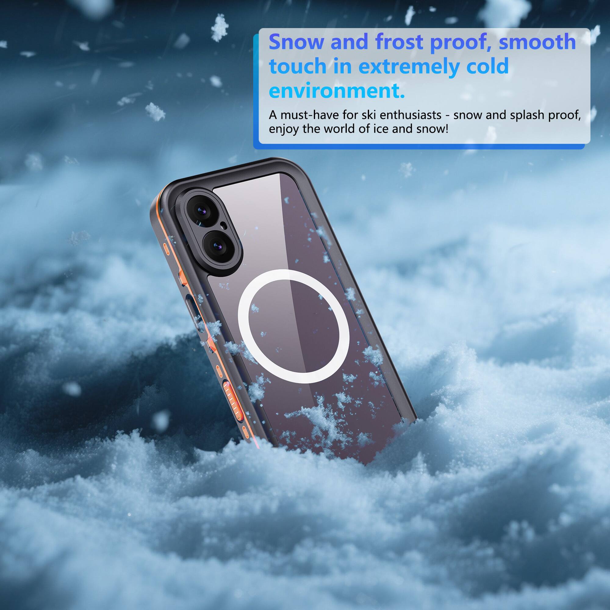 Snow and frost proof, smooth touch in extremely cold environment. A must-have for ski enthusiasts - snow and splash proof, enjoy the world of ice and snow!