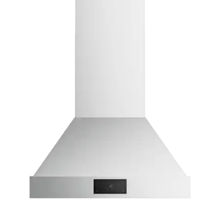 Front. Induction Hardware - 36 Inch Range Hood, Professional Wall Mount Vent Hood, 1000 CFM, efficient DC-Motor, Ultra-Quiet Multi-Speed, LED Lights - Stainless Steel.