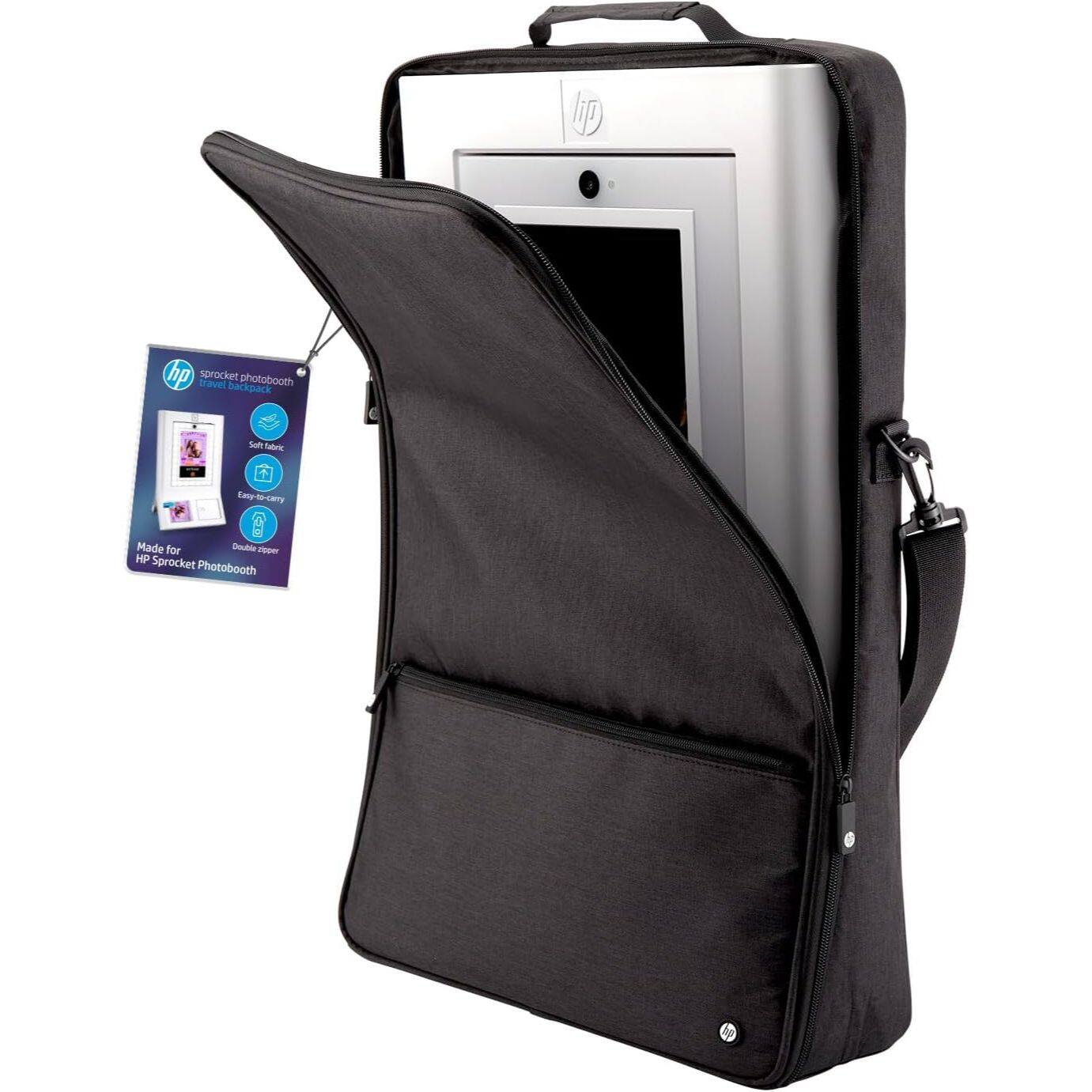 HP - Sprocket Photobooth Carrying Case with Removable Shoulder Strap, Padded Case w/ Removable Strap & Front Zipped Pocket