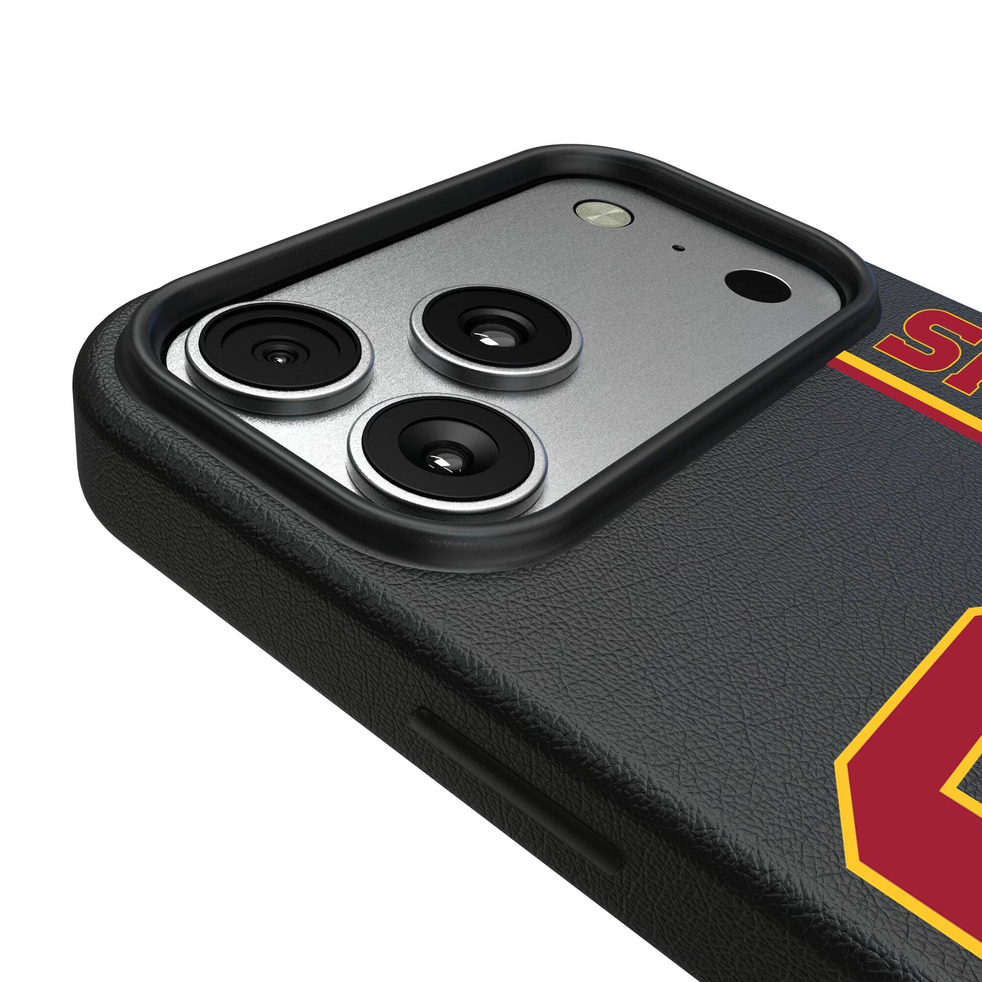 Alt View 2. Keyscaper - USC Trojans iPhone Magnetic Bump Case - 15 - Black.