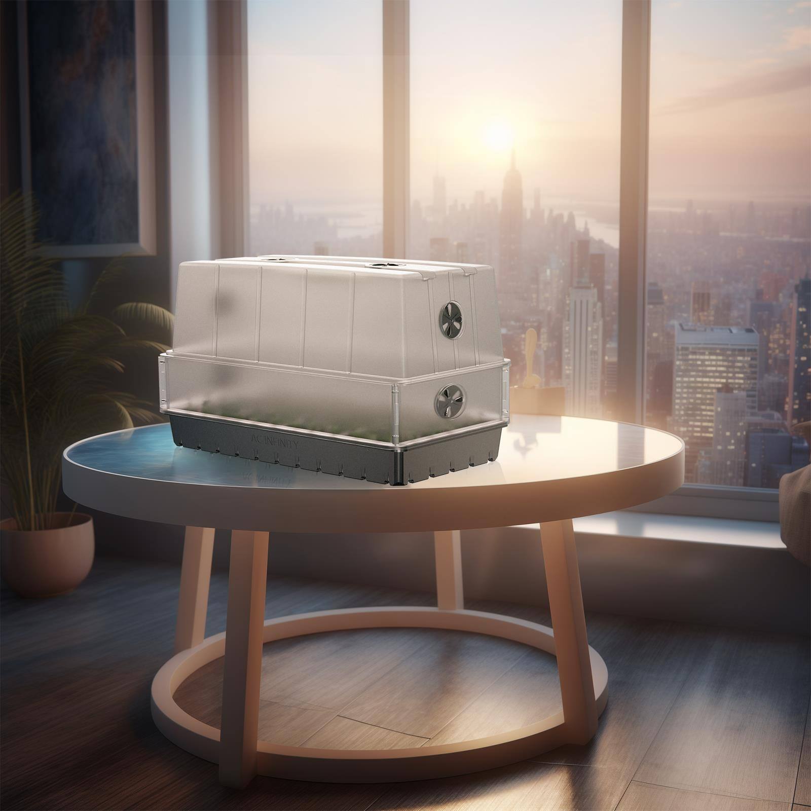 Alt View 6. AC Infinity - Heavy-Duty Humidity Dome 6x12, Includes Height Extension Kit.
