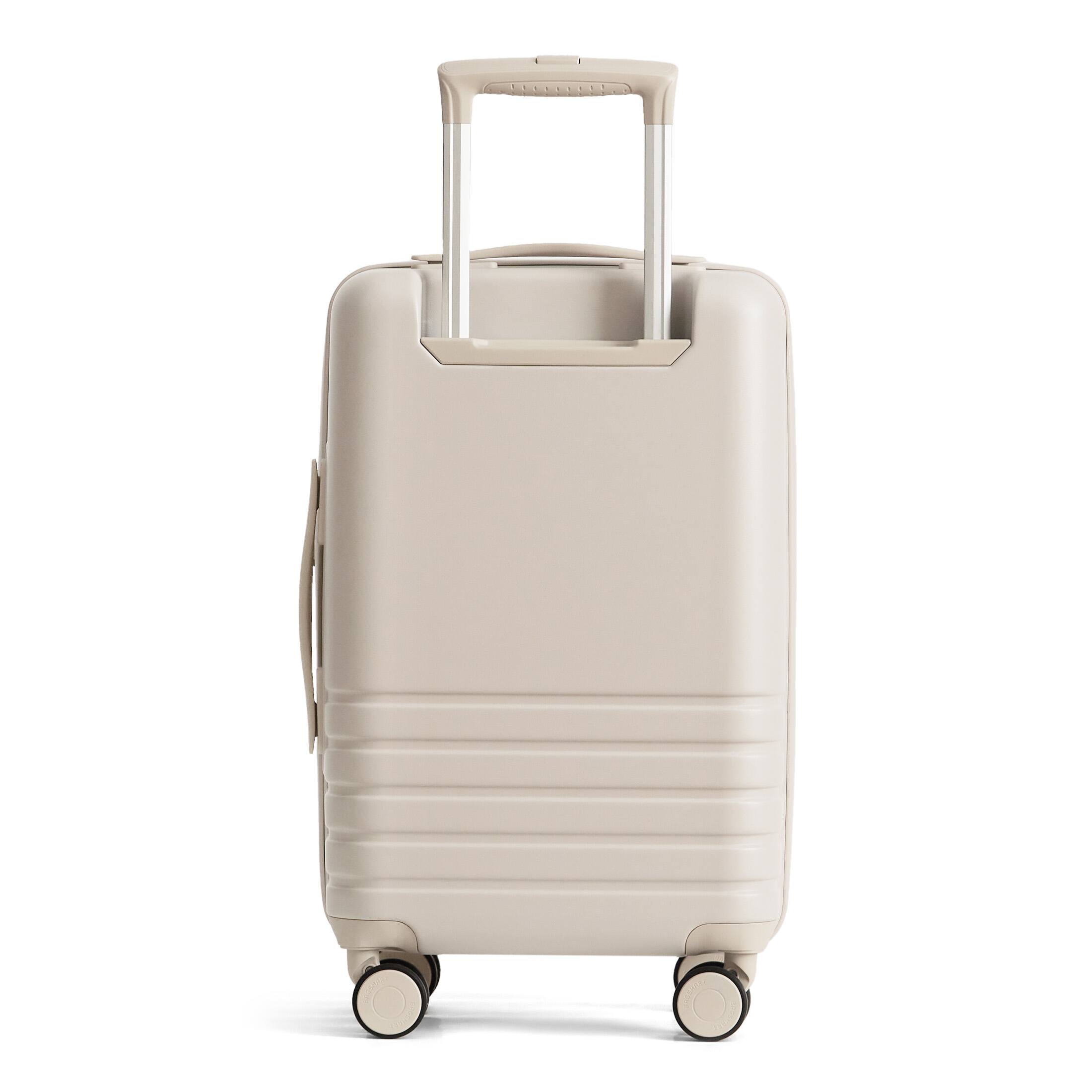 Angle. Bagsmart - Getaway 19" Carry-On Luggage, Lightweight Hardside Suitcase with 360 Double Spinner Wheels & TSA Lock - Off-White.