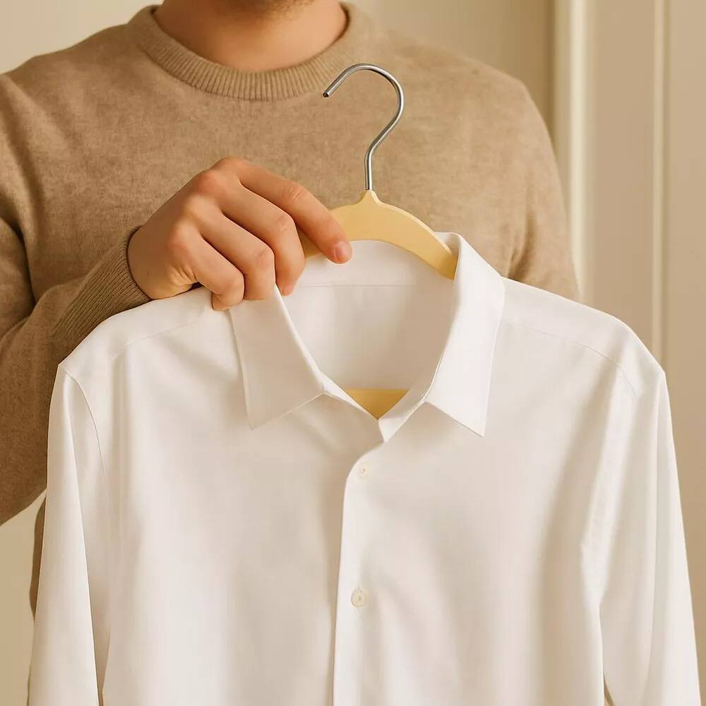 Left. Elle Decor - 10-Pack Non-Slip Velvet Hangers, Slim Flocked Hangers for Shirts & Coats, Space-Saving Elegant Closet Organizers - Beige - Beige.