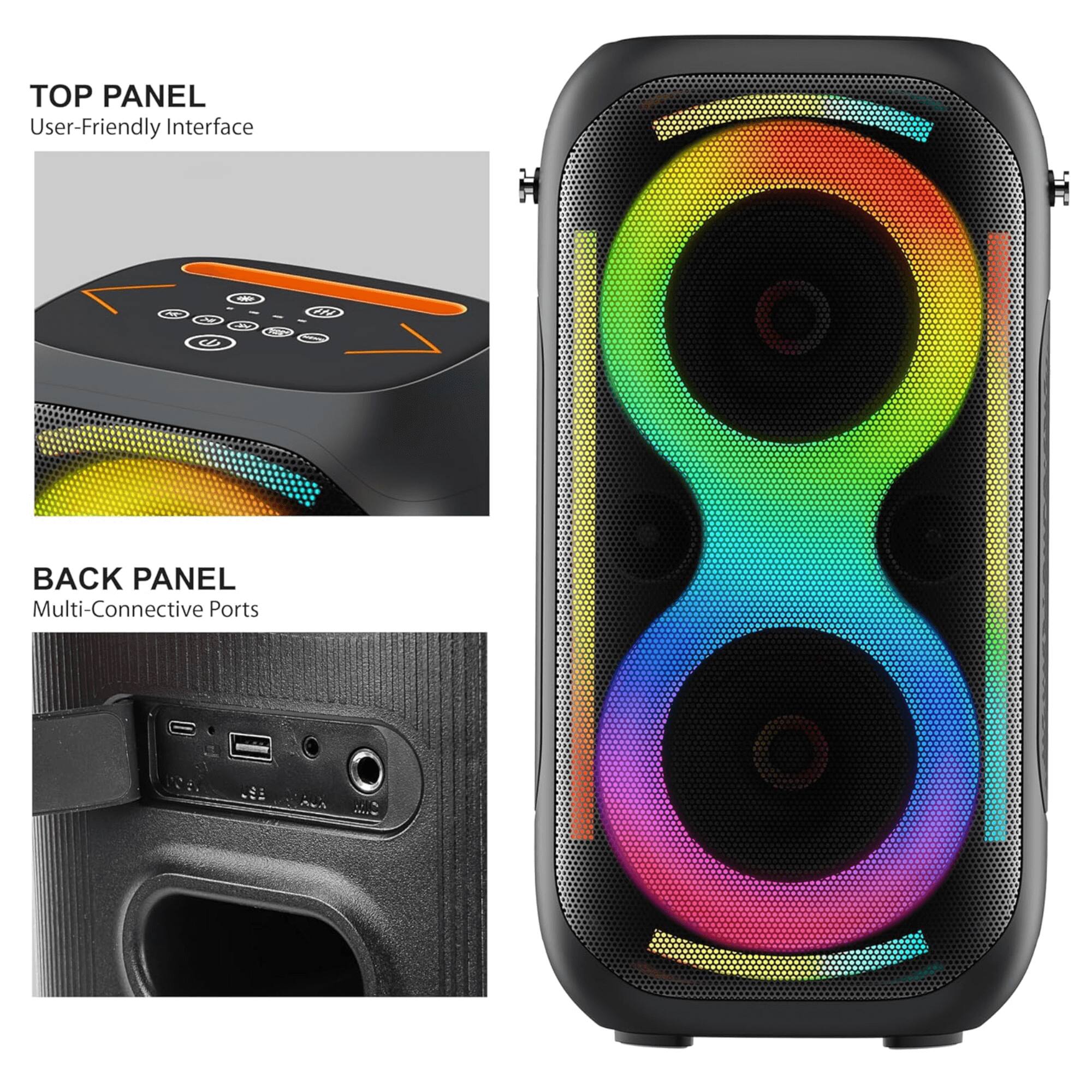 TOP PANEL  
User-Friendly Interface  

BACK PANEL  
Multi-Connective Ports