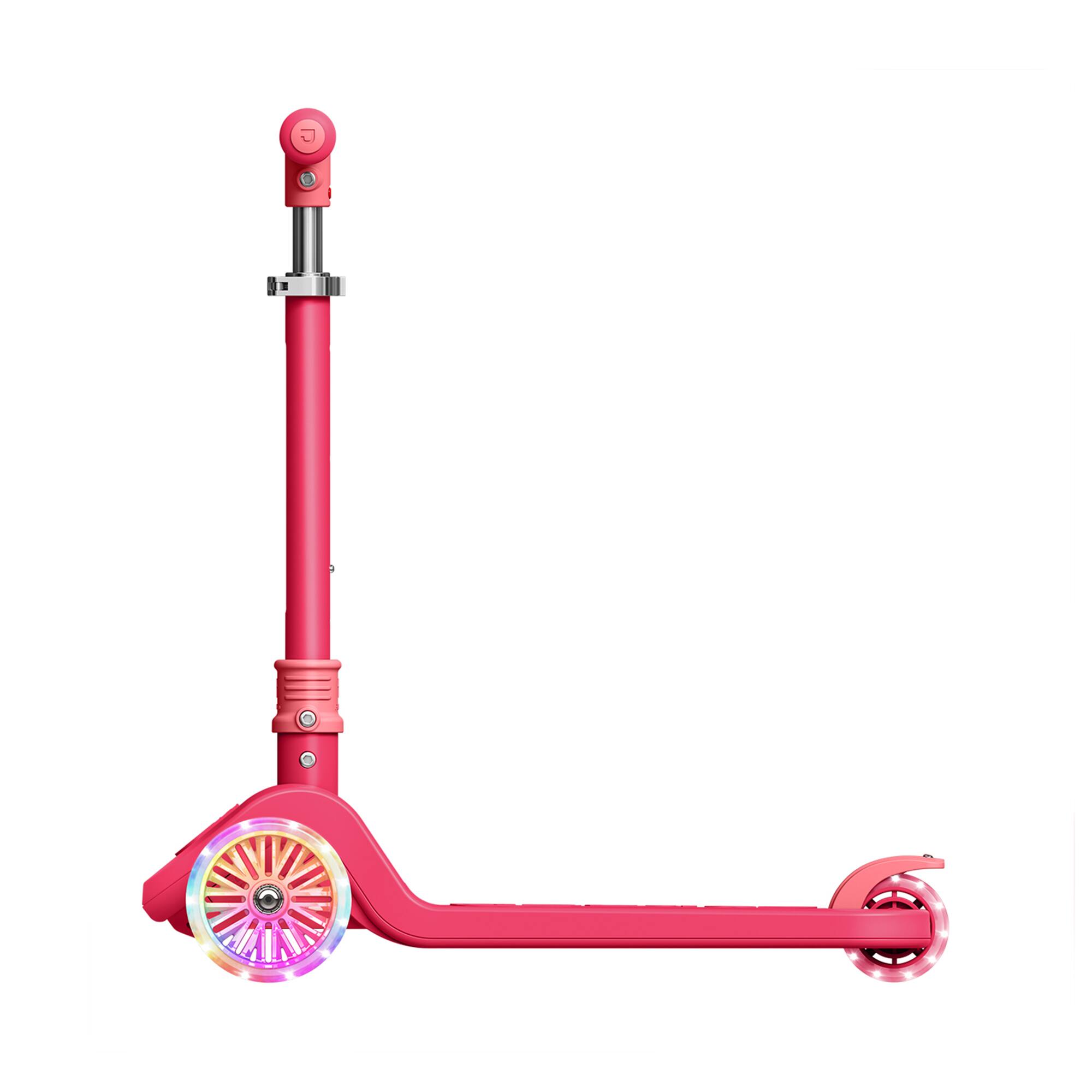 Alt View 2. Jetson - Jetson Bloom Kick Scooter with LED Lights & Height Adjustable Handlebar, Pink - Pink.