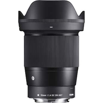Sigma 16mm f/1.4 DC DN Contemporary Lens for Canon EF M - Best Buy Sigma 16mm f/1.4 DC DN Contemporary Lens for Canon EF M - Best Buy