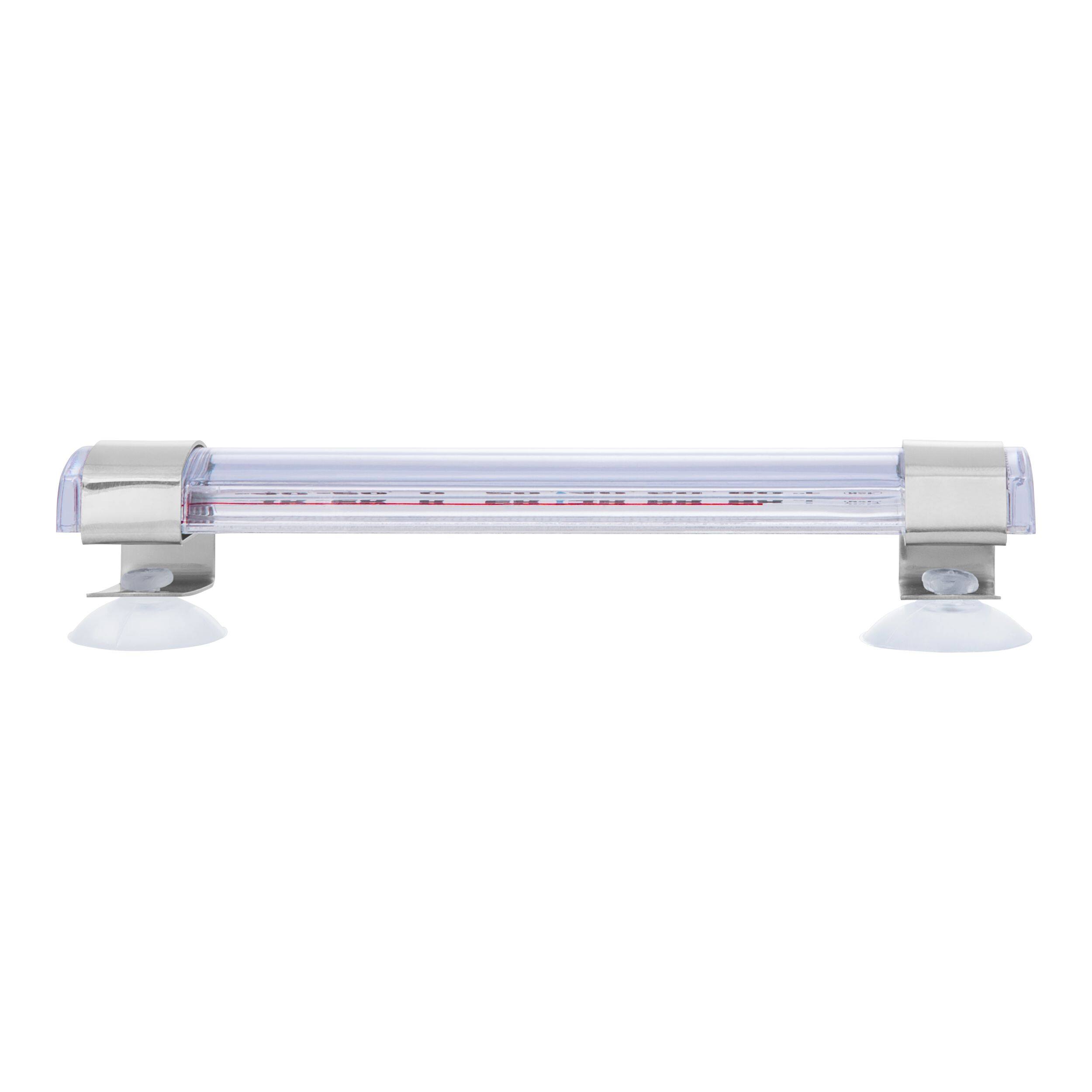 Back. Escali - Refrigerator Freezer Tube Thermometer - White/Silver.