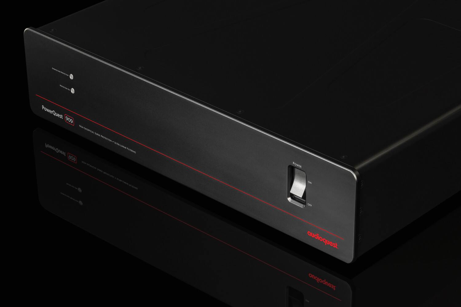PowerQuest 909  
Non-Sacrificial Surge Protection + Ultra Linear Filtering  

audioquest