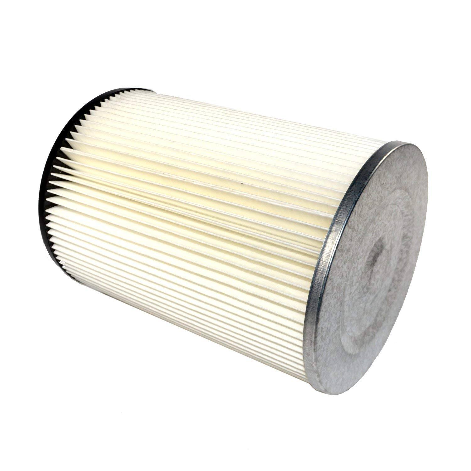 Angle. HQRP - HQRP Cartridge Filter for Craftsman (Red Stripe) and Ridgid Wet-Dry Vacuums 5 Gallons and Up, Replaces Shop-Vac 90328.