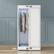 Left. Equator - Equator SDC 760 7.6 cu. ft. Smart Steam Closet Dryer 4 Moving Hangers UVC Quick20 Refresh Sanitize Deodorize 110V - White.