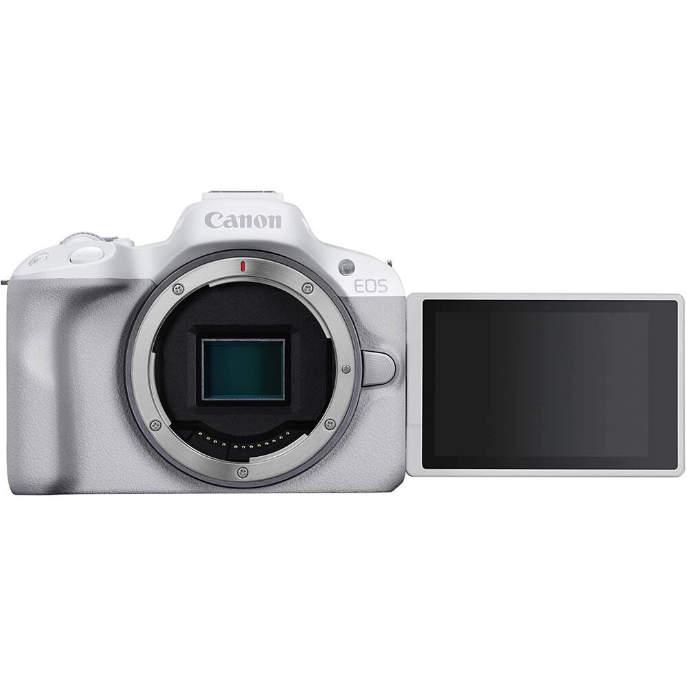 Bundle Canon EOS R50 Mirrorless Camera Body Only (White) 5812C002