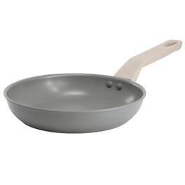 Oster - Ambrose 8 Inch Nonstick Aluminum Frying Pan in Matte Grey - Gray