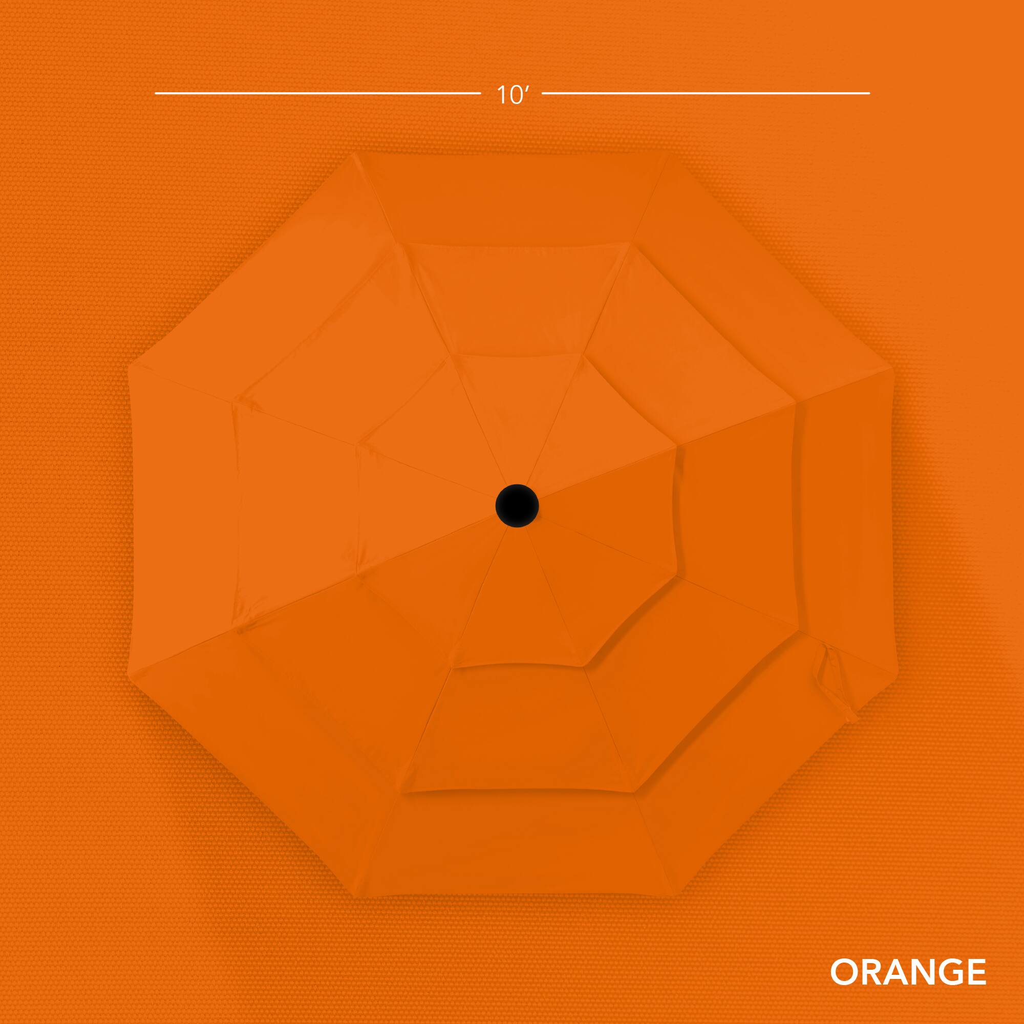 The text on the image is "10' ORANGE" and "ORANGE".